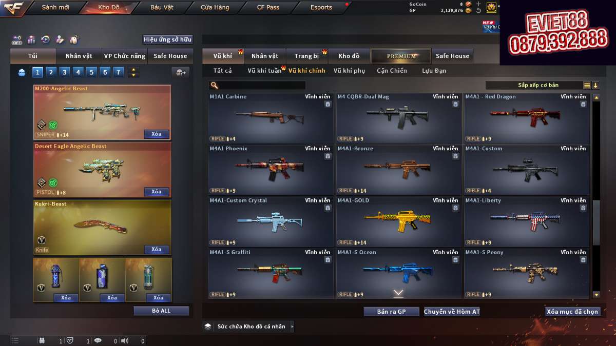 shop acc cf uy tin gia re
